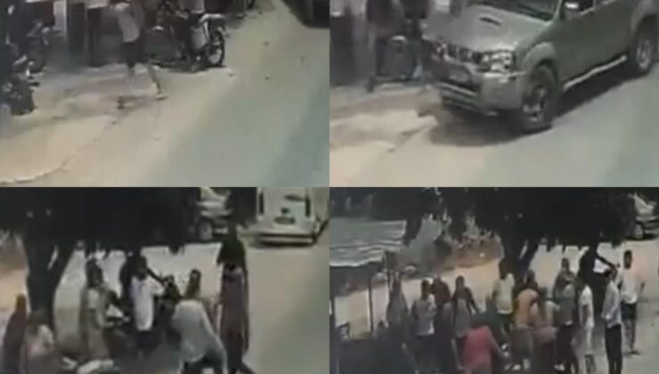 İki farklı olayda araçla insanlara çarptılar: O anlar kamerada