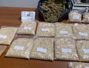 İskenderun’da uyuşturucu esrar ve hap operasyonu