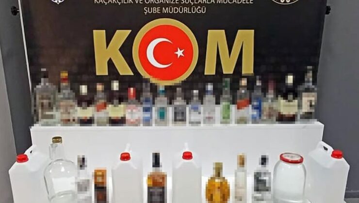 Isparta’da kaçak alkol operasyonu: 27 litre kaçak içki ele geçirildi