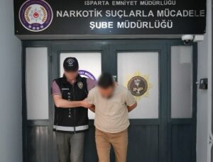 Isparta’da uyuşturucu operasyonunda 1 kişi tutuklandı