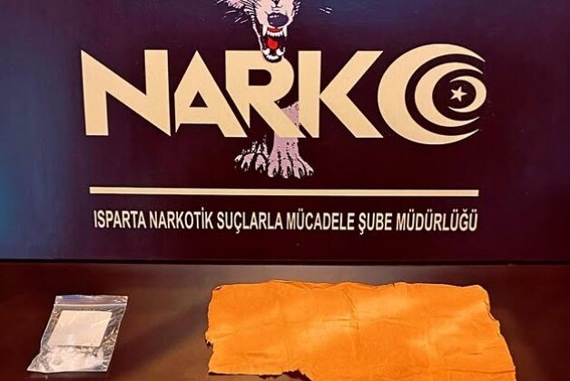 Isparta’da uyuşturucu operasyonunda 2 gözaltı