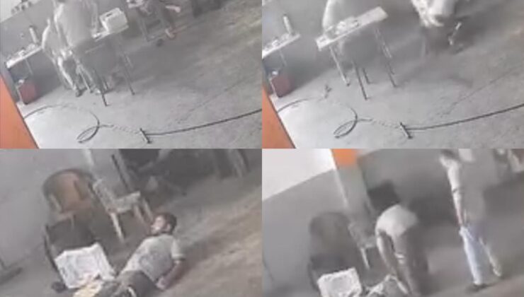 Kadın kılığına giren katilin işlediği cinayet kamerada