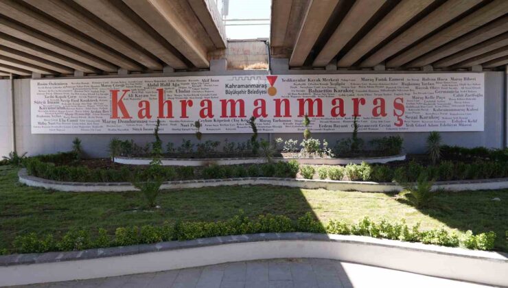 Kahramanmaraş’ta kavşak yenileme çalışmaları