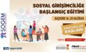 Kahramanmaraş’ta Sosyal Girişimciliğe Başlangıç Eğitimi