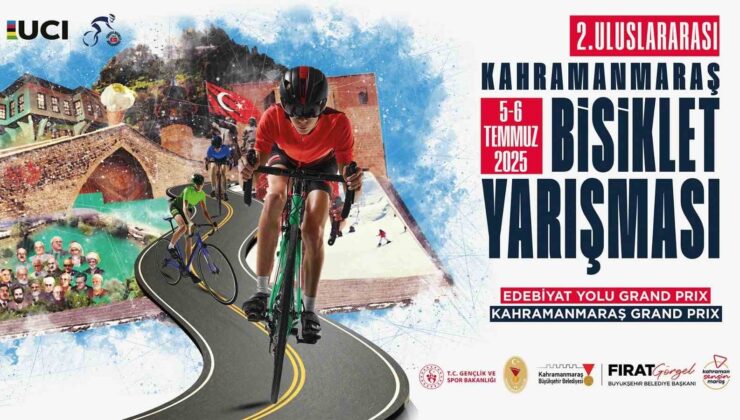 Kahramanmaraş’ta uluslar arası bisiklet turnuvası