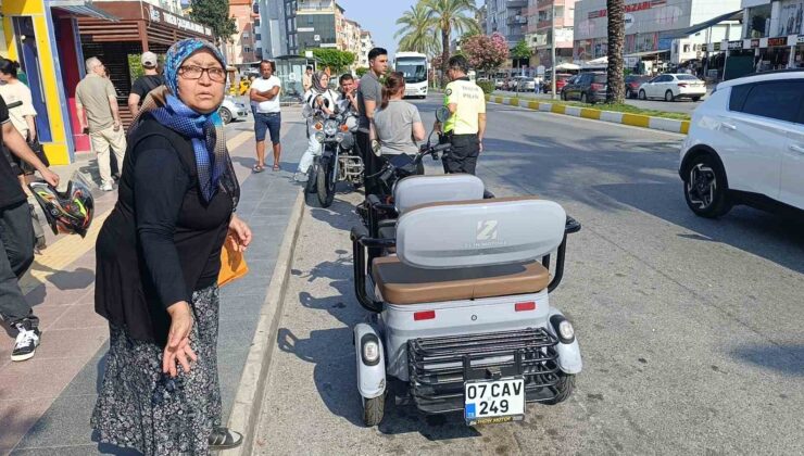 Manavgat’ta motosiklet kazası: 1 yaralı