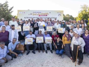 Mersin’de arı yetiştiricilerine kovan ve ekipman desteği