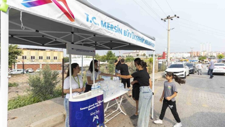 Mersin’de LGS’ye giren öğrencilere destek