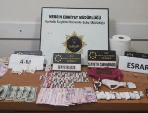 Mersin’de uyuşturucu ile mücadele: 35 şüpheli tutuklandı