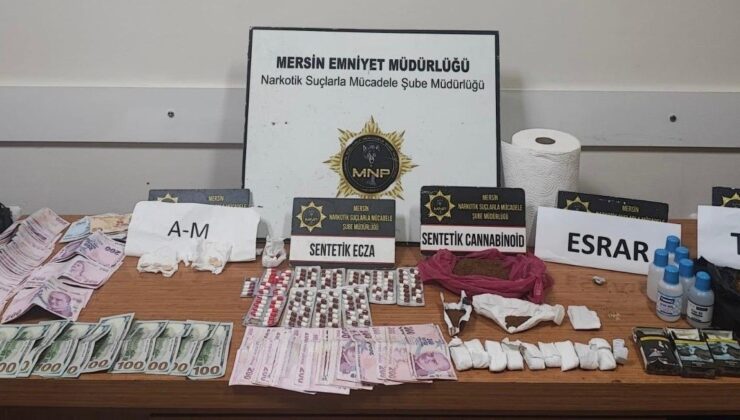 Mersin’de uyuşturucu ile mücadele: 35 şüpheli tutuklandı