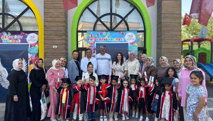 Onikişubat Belediyesinin gündüz bakımevinde ilk mezuniyet heyecanı