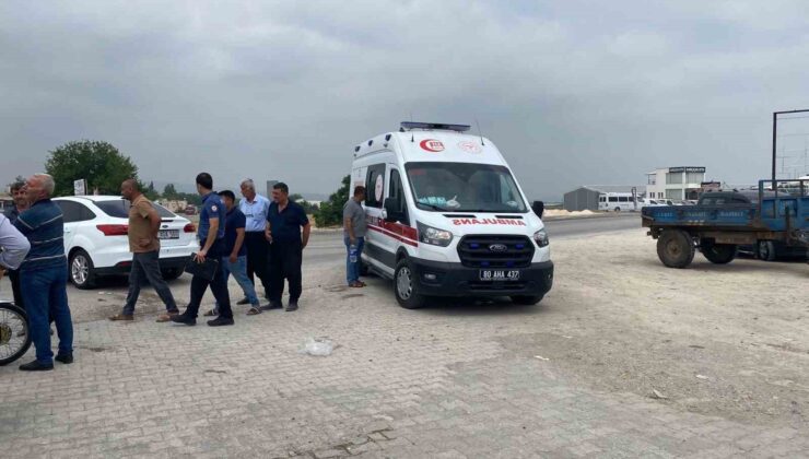 Osmaniye’de araçla çarpışan motosikletteki 2 kişi yaralandı