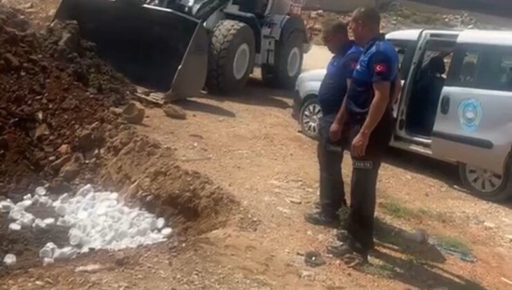 Reyhanlı’da insan sağlığını tehdit eden lokum ve gıda ürünleri imha edildi