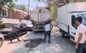 Sosyal medyada paylaşılan görüntüler mikserden yola dökülen betonu temizletti