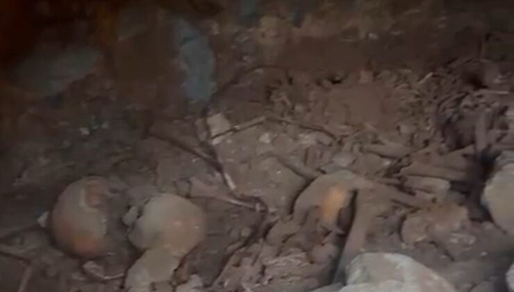 Temel açma çalışması sırasında kafatasları ve kemikler çıktı