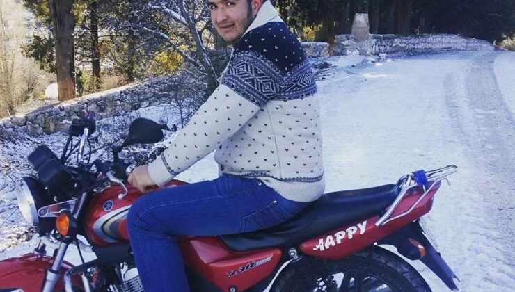 Virajı alamayarak uçurumdan uçan genç motosikletçi öldü