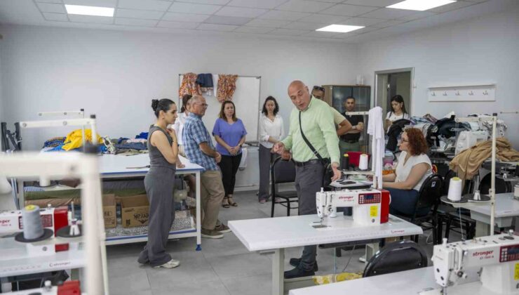 AB Heyeti, Halkkent Sosyal Girişimcilik Merkezinde incelemelerde bulundu