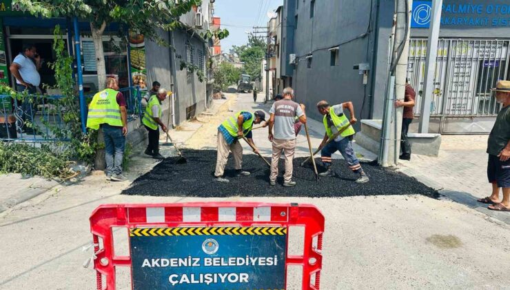 Akdeniz’in her mahallesine hizmet götürülüyor