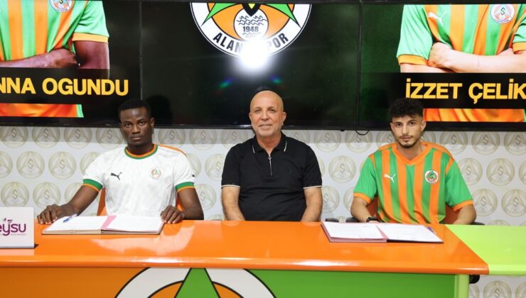 Alanyaspor’da çift imza
