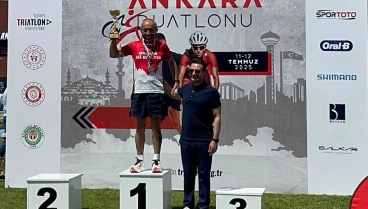 Ali Bıdı, Ankara Duatlonu’nda çifte başarı