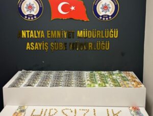 Antalya’da evden 2 milyon liralık altın ve döviz hırsızlığı