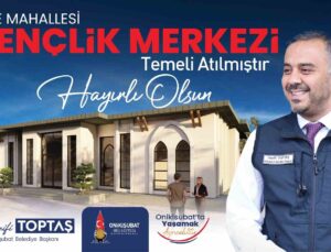 Başkan Toptaş’ın gençliğe yatırımı, ’Kale Gençlik Merkezi’nin temeli atıldı
