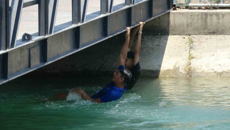 Boğulmak üzere olan çocuğu inşaat işçisi kurtardı