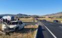 Burdur-Fethiye yolunda 2 otomobil çarpıştı: 2 yaralı