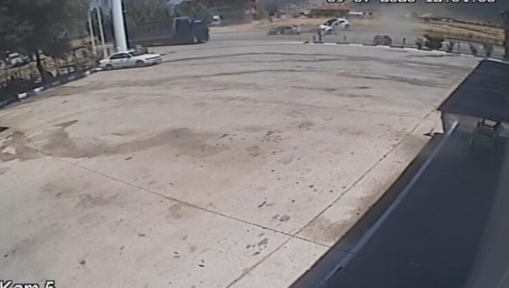 Burdur’da 2’si çocuk 5 kişinin yaralandığı kaza anı görüntüleri ortaya çıktı