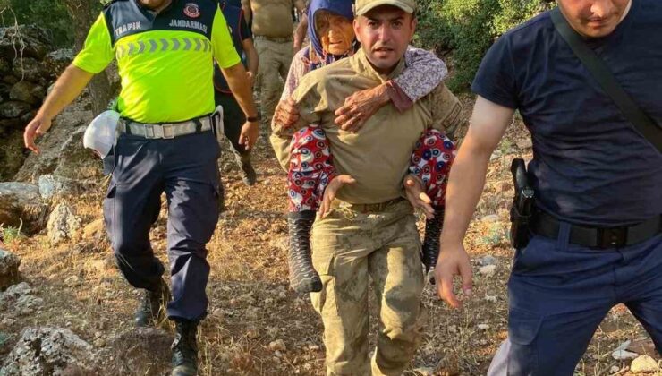 Burdur’da ikinci kez kaybolan Alzheimer hastası yaşlı kadın arazide bulundu