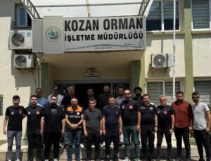 Eskişehir’deki şehitler için Kozan’daki ormancılara taziye ziyareti