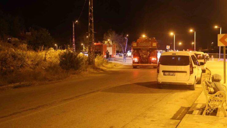 Evlilik teklifinde atılan havai fişekler ağaçlık alanda yangınına sebep oldu