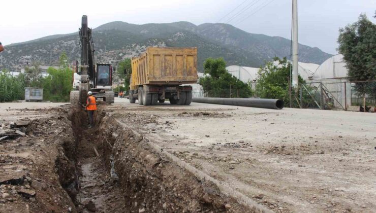 Finike, Demre ve Kaş’a 68 milyon TL’lik altyapı yatırımı