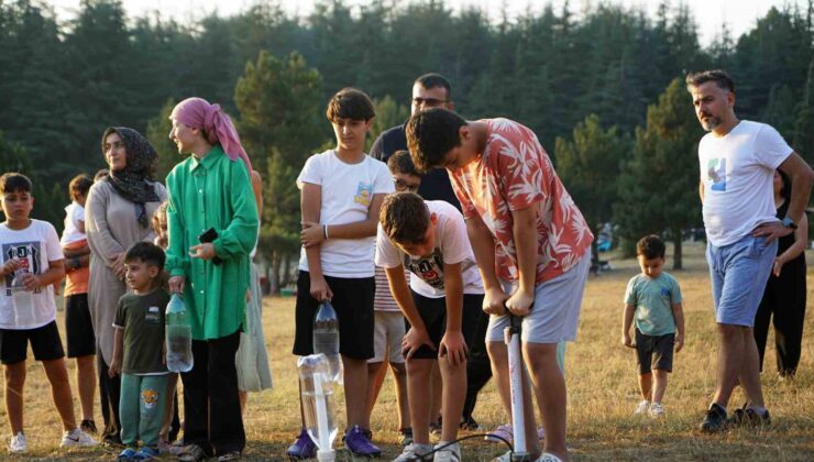 Gençler Başkonuş’ta gökyüzünü keşfe çıktı
