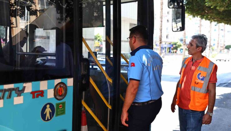 Halk otobüslerinde klima denetimleri sürüyor