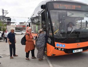 Hatay Büyükşehir Belediyesi, 12 metre uzunluğundaki elektrikli otobüsleri test etti