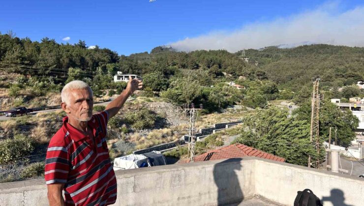 Hatay’da orman yangınına havadan ve karadan müdahale sürüyor