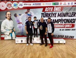 Ispartalı Yalın Berk Türker, karatede Türkiye şampiyonu oldu