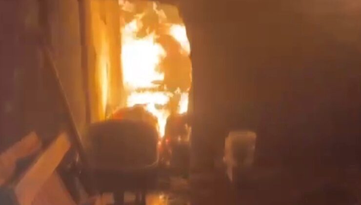 Kahramanmaraş’ta ahır yangını, 2 hayvan telef oldu
