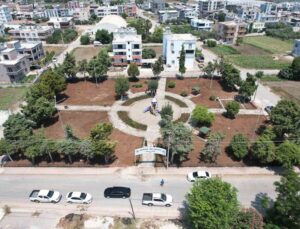 Karaduvar 1 Mayıs Parkı yeniden yeşerdi