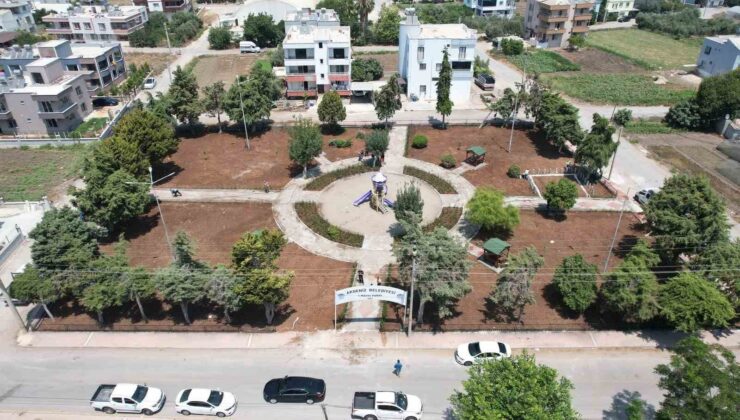 Karaduvar 1 Mayıs Parkı yeniden yeşerdi