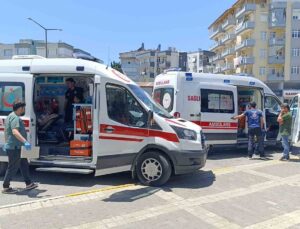 Kazada devrilip, tekrar tekerlerinin üzerine düştü