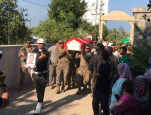 Kazada hayatını kaybeden özel harekat polisi son yolculuğuna uğurlandı
