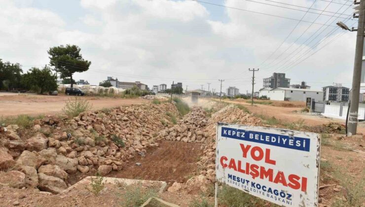 Kepez’in Demirel Mahallesi’nde dere ıslah çalışması yapıldı