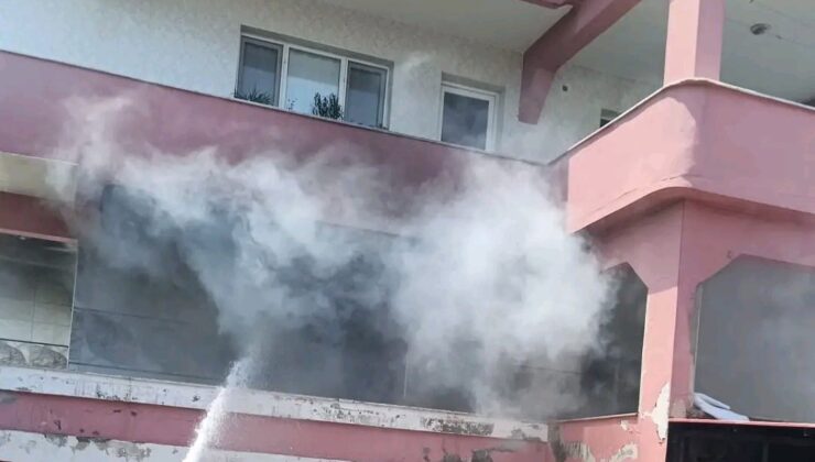 Kırıkhan’da ev yangını