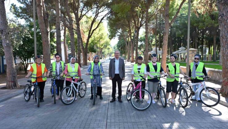 Kocagöz’den bisiklet eğitiminde kadınlara destek