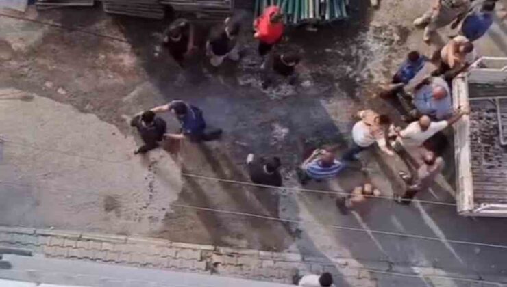 Korku dolu anlar: Yumrukların havada uçuştuğu kavgayı polis ayırdı
