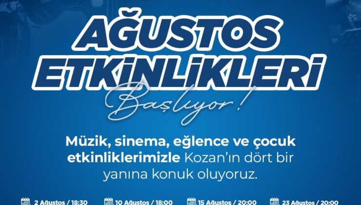 Kozan’da yayla şenlikleri başlıyor