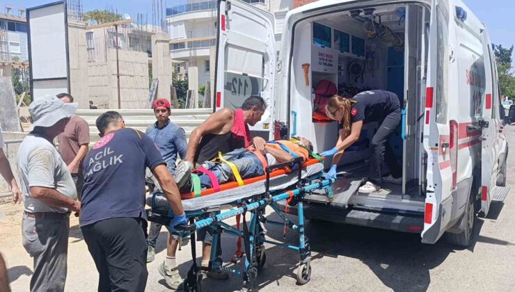 Manavgat’ta iş kazası: 2 yaralı