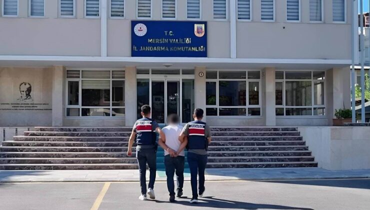 Mersin’de 29,5 yıl hapis cezası ile aranan şahıs jandarmadan kaçamadı